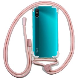 Capa COOL para Xiaomi Redmi 9A / 9AT Cordão Rosa