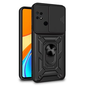 Capa COOL para Xiaomi Redmi 9C / 10A Hard Ring Preto