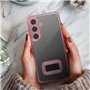 Capa COOL para Xiaomi Redmi A3 Borde Metálico (Rosa)