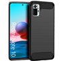 Capa COOL para Xiaomi Redmi Note 10 / Note 10s Carbono Preto