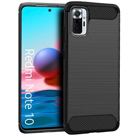 Capa COOL para Xiaomi Redmi Note 10 / Note 10s Carbono Preto