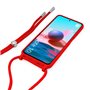 Capa COOL para Xiaomi Redmi Note 10 / Note 10s Cordão Vermelho