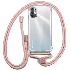 Capa COOL para Xiaomi Redmi Note 10 5G / Pocophone M3 Pro 5G Cordão Rosa