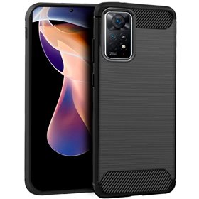 Capa COOL para Xiaomi Redmi Note 11 Pro / Note 11 Pro 5G / Note 12 Pro 4G Carbono Preto