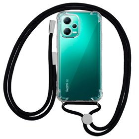 Capa COOL para Xiaomi Redmi Note 12 5G / Poco X5 5G Cordão Preto