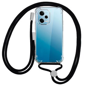 Capa COOL para Xiaomi Redmi Note 12 Pro 5G Cordão Preto
