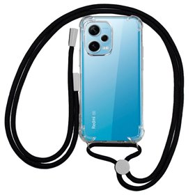 Capa COOL para Xiaomi Redmi Note 12 Pro Plus 5G Cordão Preto