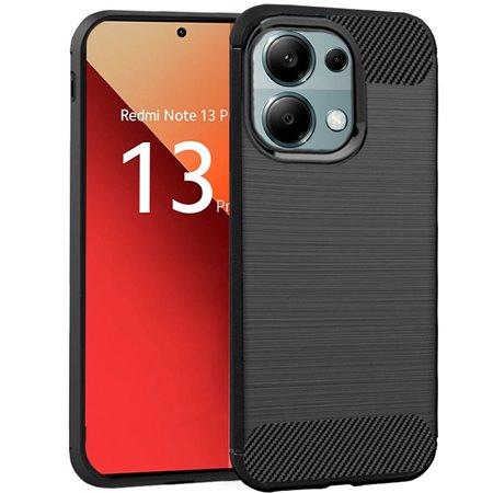Capa COOL para Xiaomi Redmi Note 13 Pro / Note 14S / Poco M6 Pro Carbono Preto