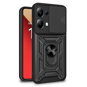 Capa COOL para Xiaomi Redmi Note 13 Pro / Note 14S / Poco M6 Pro Hard Ring Preto