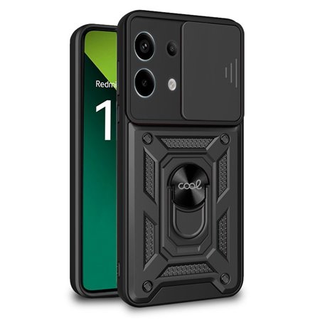 Capa COOL para Xiaomi Redmi Note 13 Pro 5G / Poco X6 5G Hard Ring Preto