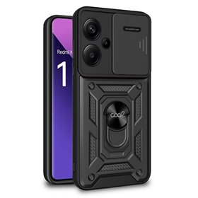 Capa COOL para Xiaomi Redmi Note 13 Pro Plus 5G Hard Ring Preto