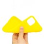 Capa de silicone COOL para iPhone 11 Pro (amarelo)