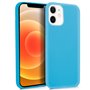 Capa de silicone COOL para iPhone 12 mini (Azul Céu)