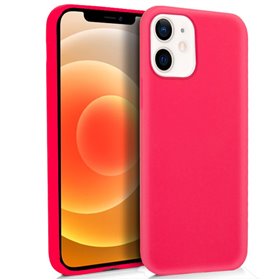 Capa de silicone COOL para iPhone 12 mini (rosa)