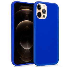 Capa de silicone COOL para iPhone 12 Pro Max (azul)