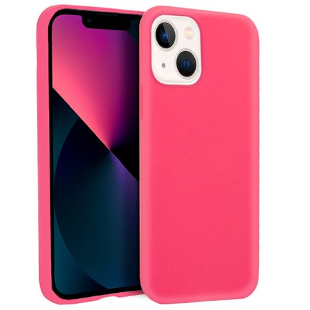 Capa de silicone COOL para iPhone 13 mini (rosa)