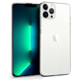 Capa de silicone COOL para iPhone 13 Pro (transparente)