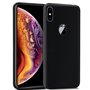 Capa de silicone COOL para iPhone XS Max (preta)