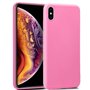 Capa de silicone COOL para iPhone XS Max (rosa)
