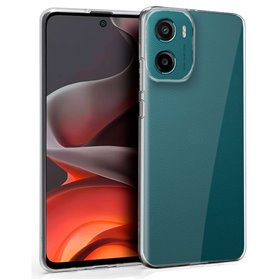 Capa de silicone COOL para Motorola Moto G05 / G15 (transparente)