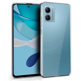 Capa de silicone COOL para Motorola Moto G53 5G (transparente)