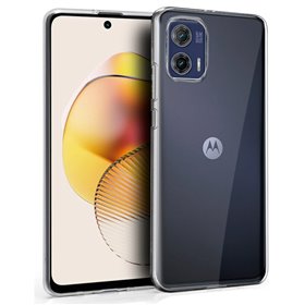 Capa de silicone COOL para Motorola Moto G73 5G (transparente)