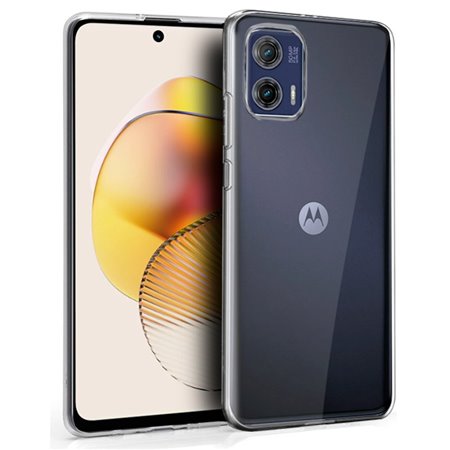 Capa de silicone COOL para Motorola Moto G73 5G (transparente)