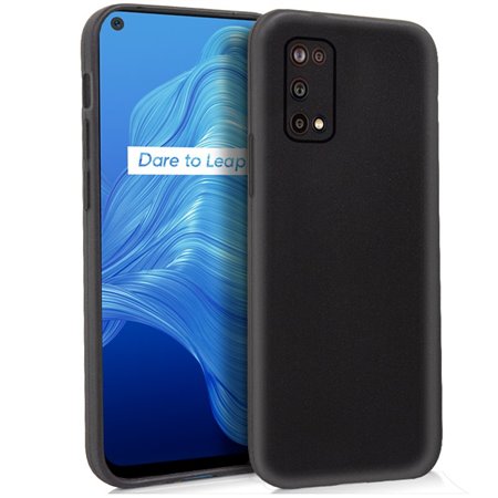 Capa de silicone COOL para Realme 7 5G (preta)