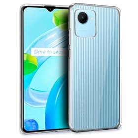 Capa de silicone COOL para Realme C30 / Narzo 50i Prime Transparente