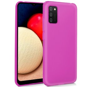 Capa de silicone COOL para Samsung A025 Galaxy A02s (rosa)