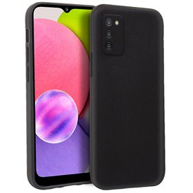 Capa de silicone COOL para Samsung A037 Galaxy A03s (preta)