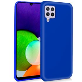 Capa de silicone COOL para Samsung A225 Galaxy A22 4G (azul)