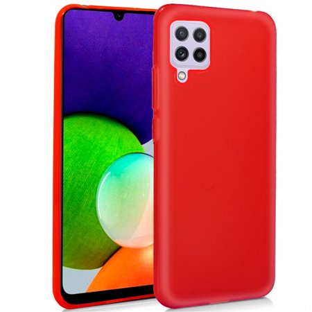 Capa de silicone COOL para Samsung A225 Galaxy A22 4G (vermelha)