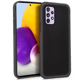 Capa de silicone COOL para Samsung A725 Galaxy A72 (preta)