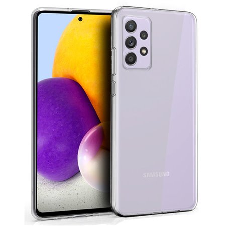 Capa de silicone COOL para Samsung A725 Galaxy A72 (transparente)