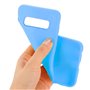 Capa de silicone COOL para Samsung G973 Galaxy S10 (azul claro)