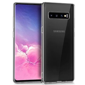 Capa de silicone COOL para Samsung G973 Galaxy S10 (transparente)
