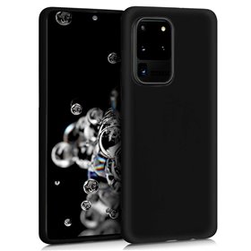 Capa de silicone COOL para Samsung G988 Galaxy S20 Ultra 5G (preta)
