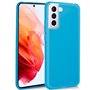 Capa de silicone COOL para Samsung G990 Galaxy S21 (azul claro)