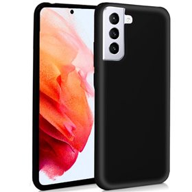 Capa de silicone COOL para Samsung G990 Galaxy S21 (preta)