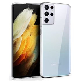 Capa de silicone COOL para Samsung G998 Galaxy S21 Ultra (transparente)