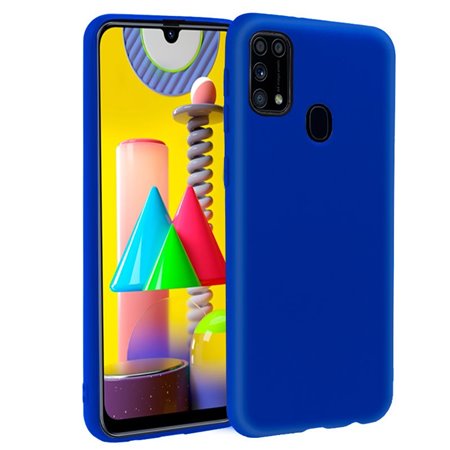 Capa de silicone COOL para Samsung M315 Galaxy M31 (azul)