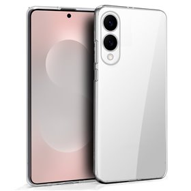 Capa de silicone COOL para Samsung S937 Galaxy S25 Edge (transparente)