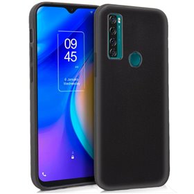 Capa de silicone COOL para TCL 20 SE (preta)