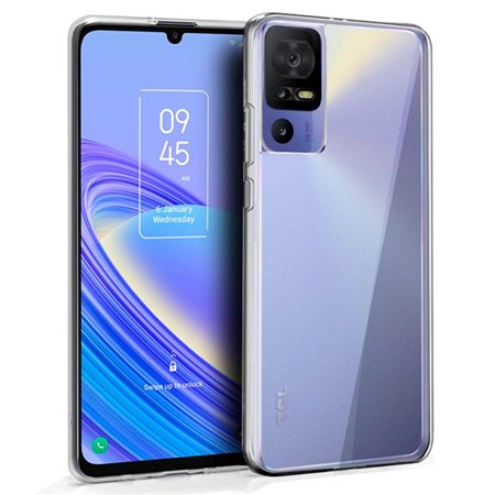 Capa de silicone COOL para TCL 40 SE (transparente)