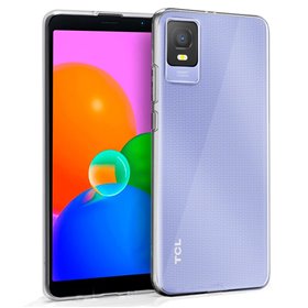Capa de silicone COOL para TCL 403 (transparente)