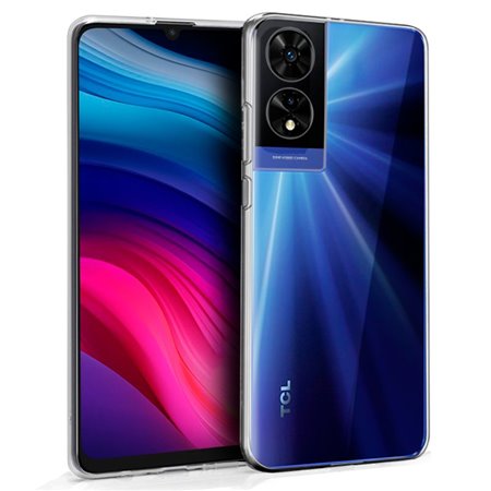 Capa de silicone COOL para TCL 505 (transparente)