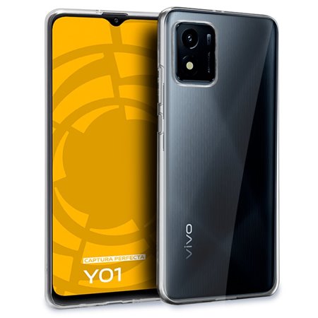 Capa de silicone COOL para Vivo Y01 (transparente)