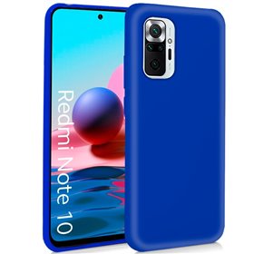 Capa de silicone COOL para Xiaomi Redmi Note 10 / Note 10s (azul)