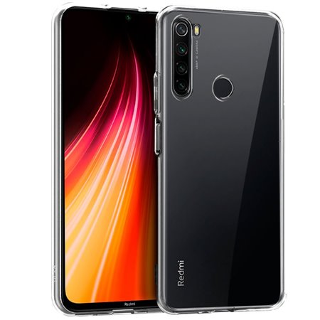 Capa de silicone COOL para Xiaomi Redmi Note 8 / Note 8 (2021) Transparente